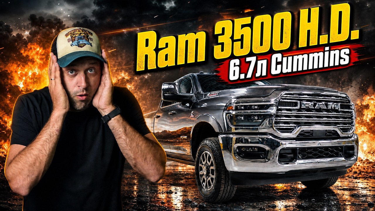 Машина для серьёзных дел! Ram 3500 Limited Longhorn 2025 Cummins 6.7l Diesel