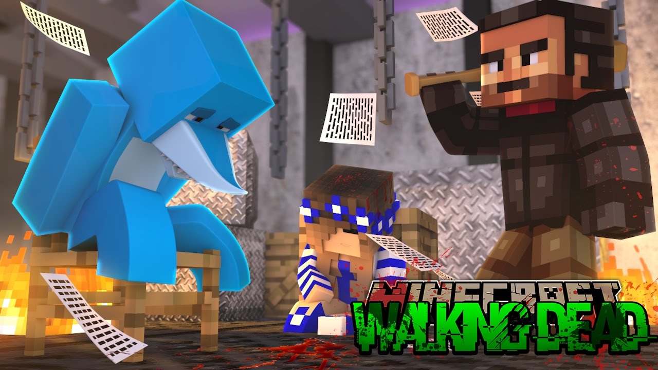 Minecraft THE WALKING DEAD - SHARKY GETS CAPTURED AND KILLED??