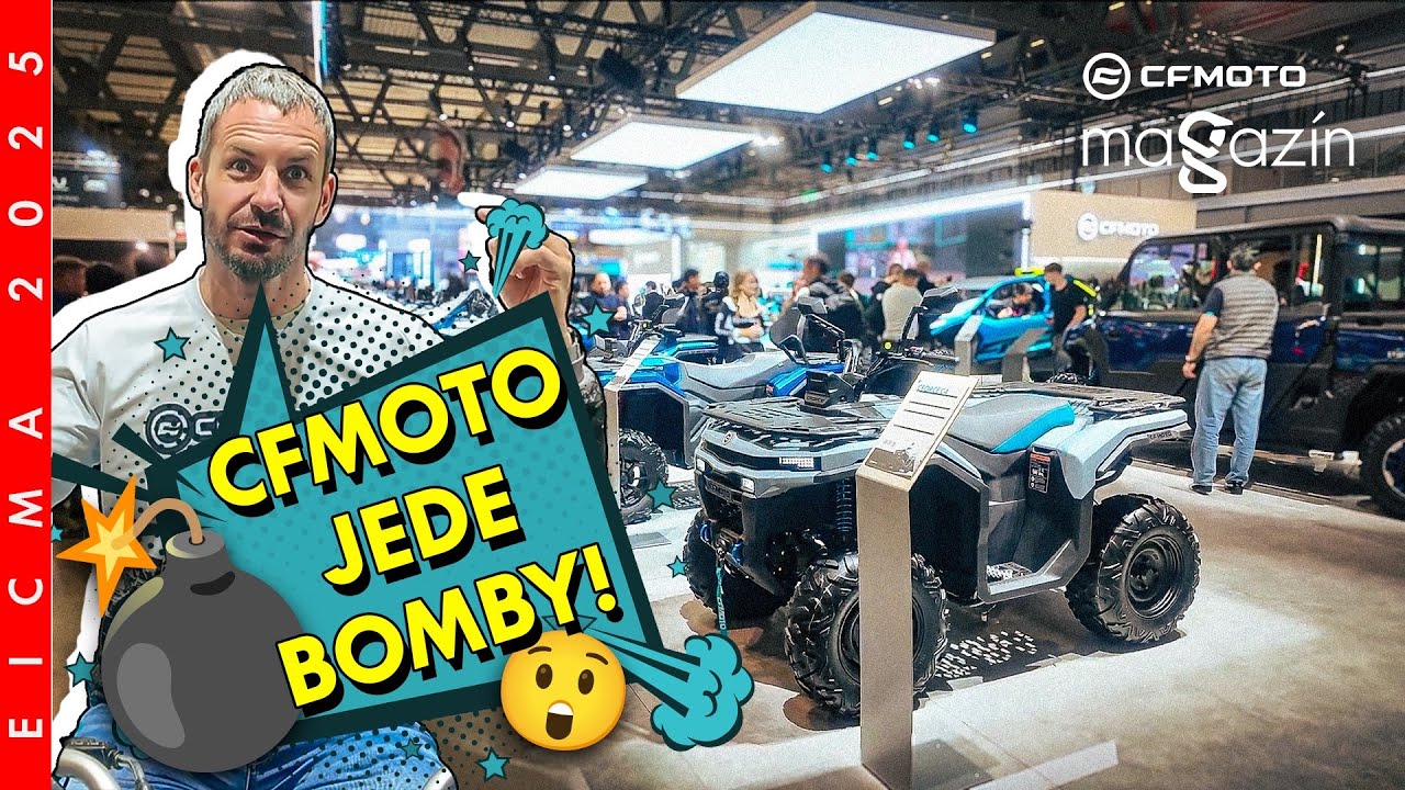 🔥 EICMA 2025 - CFMOTO revoluce ve světě čtyřkolek!  Nová řada G4 + koncept GEN4 🚀