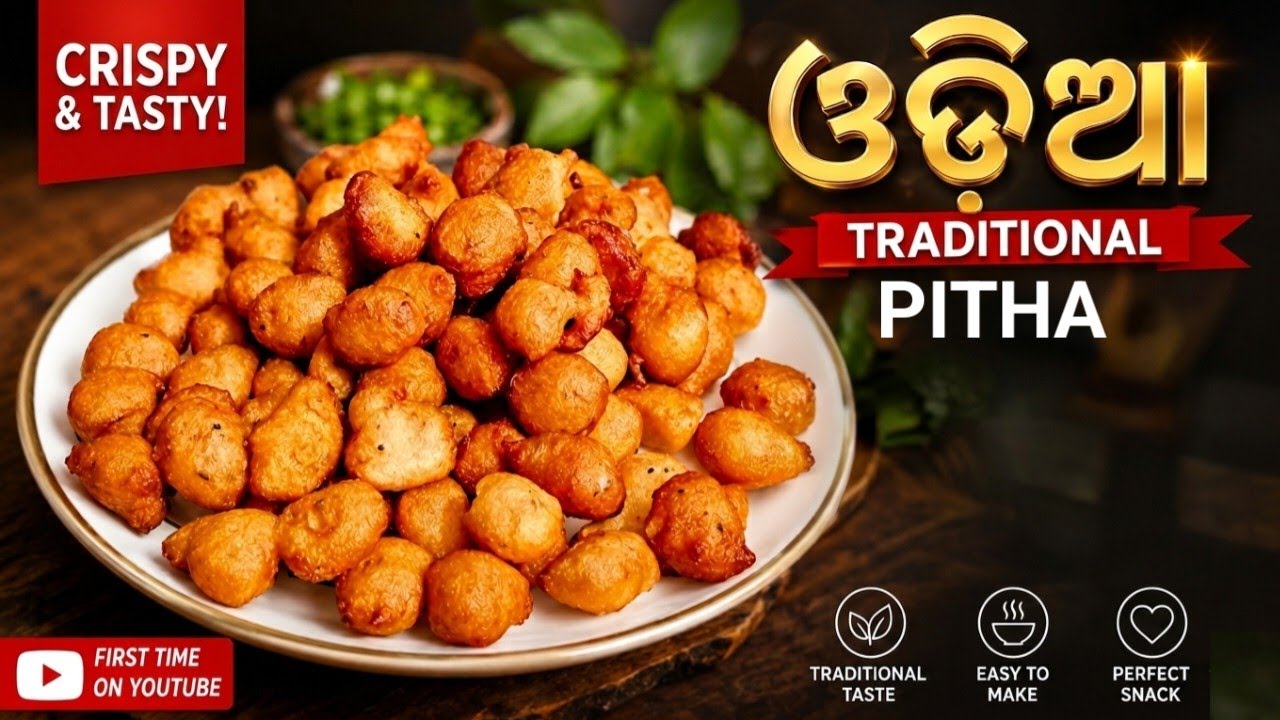 ଏ Secret ପିଠା ଖାଇଛନ୍ତି 🤔? Golden & Crispy Odia Pitha🔥| First Time on YouTube|