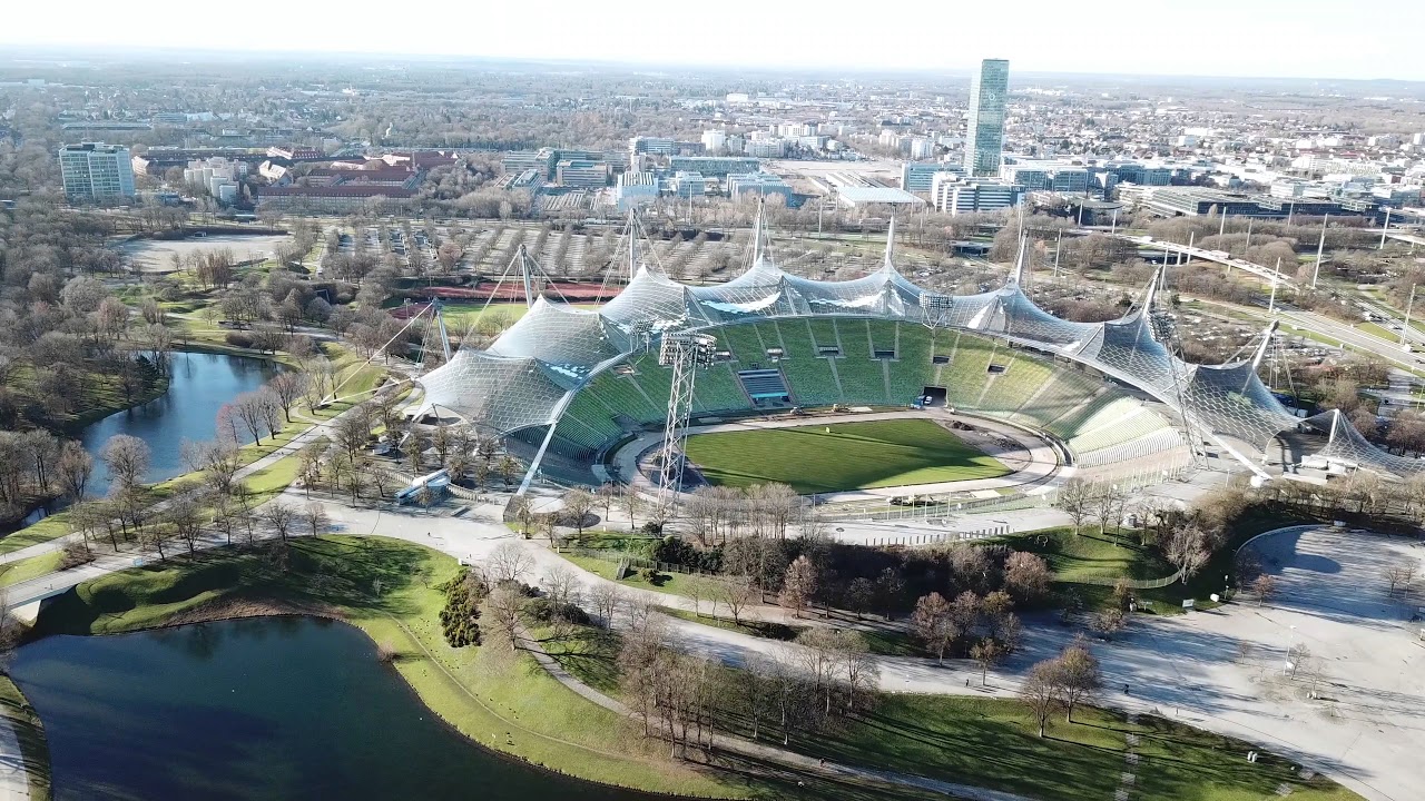 Olympiapark Drone flight