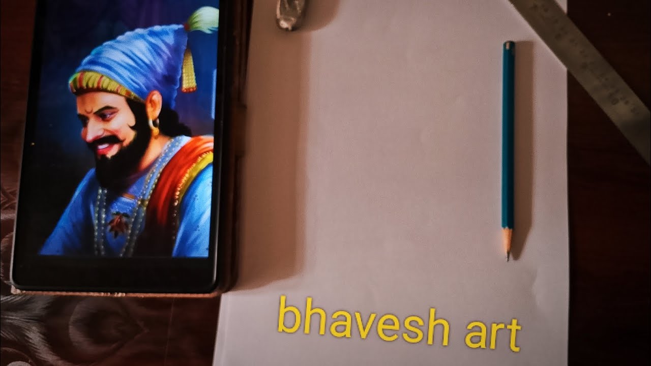 Chhatrapati Shivaji Maharaj sketch | bhavesh art