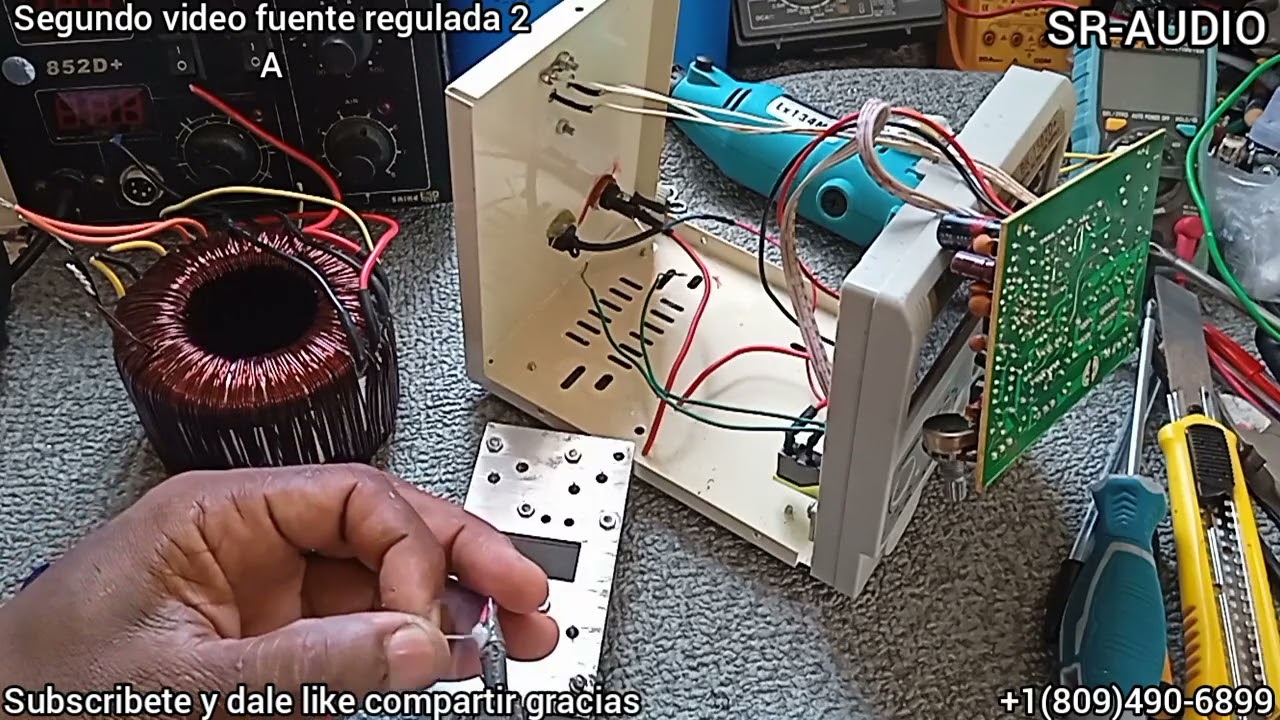 segundo video de la fuente regulada 2 A hasta 15 amperes