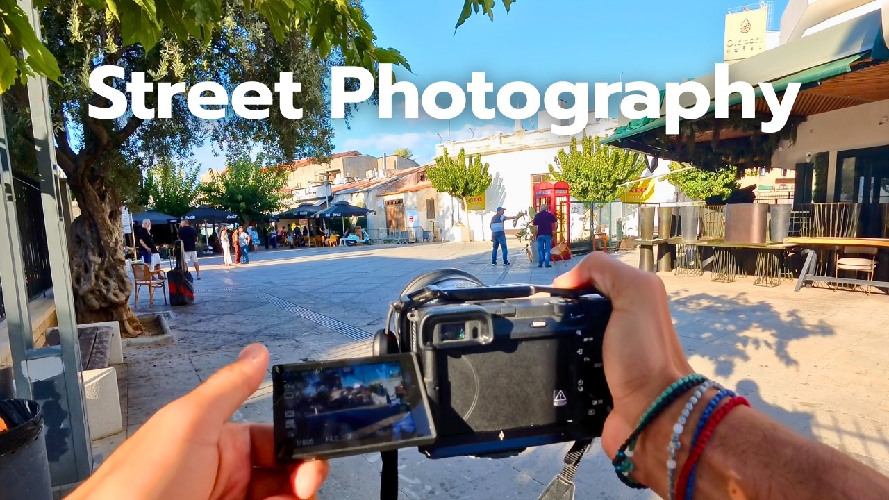 23 Min POV Street Photography in Limassol Old Town Cyprus | Sony A6700 + Sigma 24-70