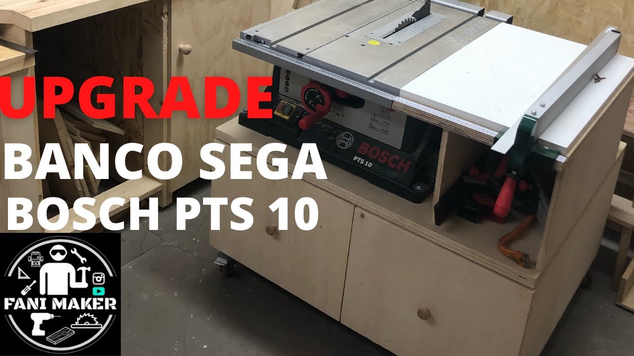 Ho fatto l'UPGRADE al mio banco sega Bosch PTS 10!!!