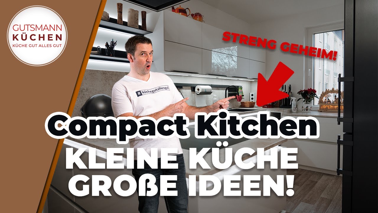 Platzmangel in 9qm Küche? So wirkt deine kleine Küche plötzlich doppelt so groß!