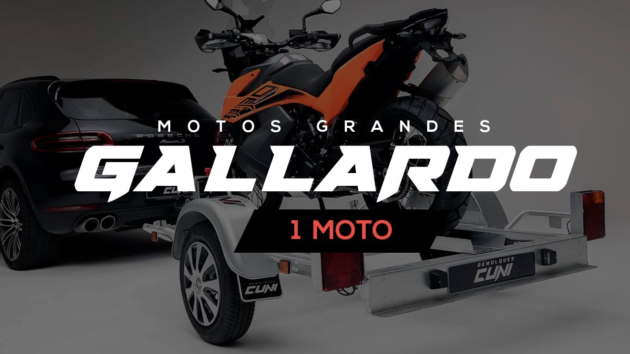 REVIEW: Remolque para 1 moto grande GALLARDO 1R