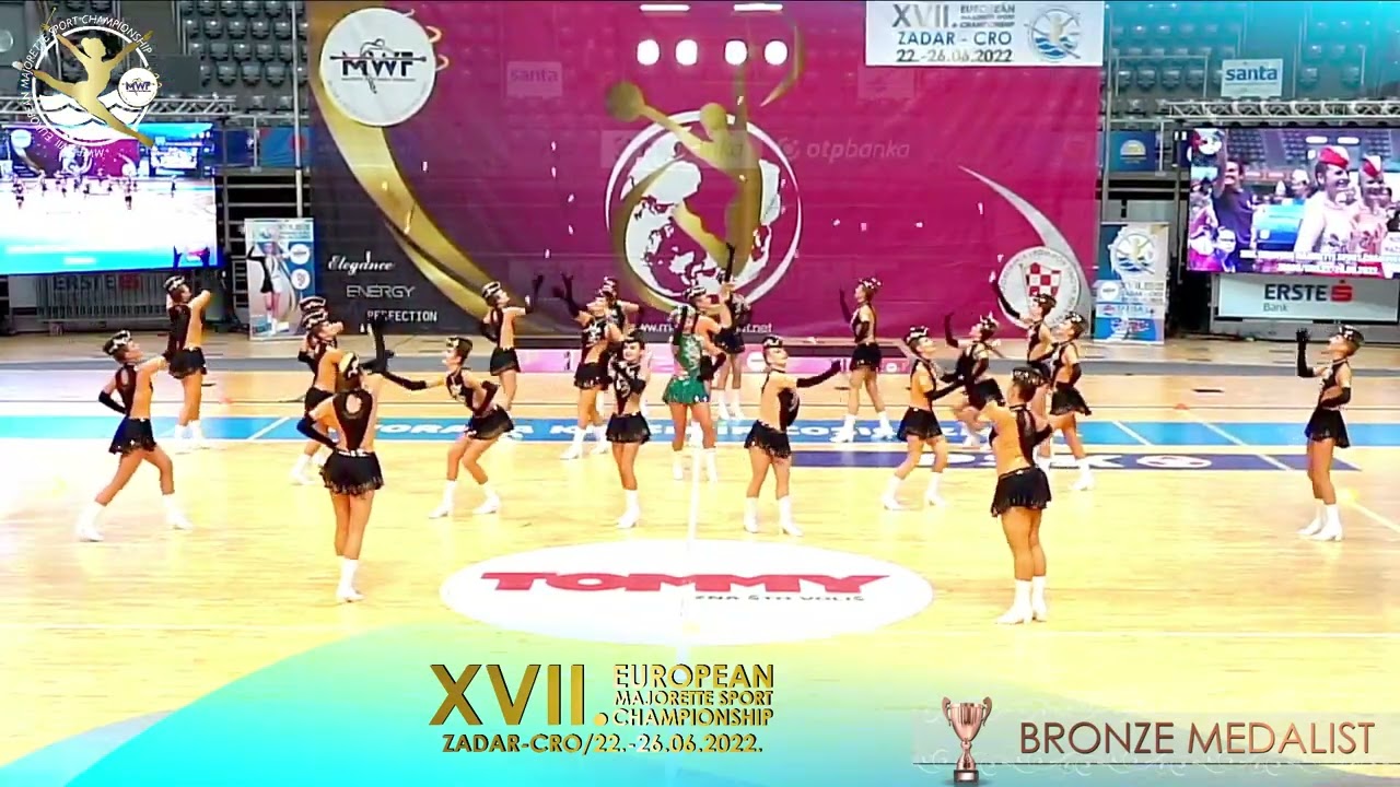 MWF/XVII. EUROPEAN MAJORETTE SPORT CHAMPIONSHIP/ZADAR-CRO,22.-26.06.2022.
