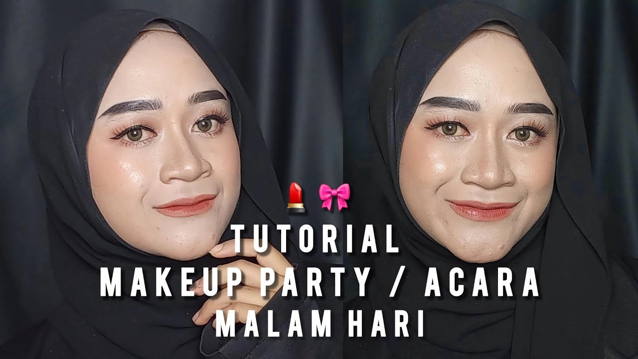 TUTORIAL MAKEUP PARTY/KONDANGAN/ACARA MALAM HARI!! Pake Produk Murah Meriah