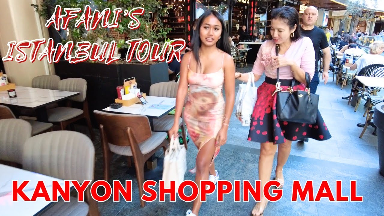 KANYON SHOPPING MALL WALKING TOUR / THE ONLY HYPAETHRAL MALL IN ISTANBUL 🇹🇷🛍️