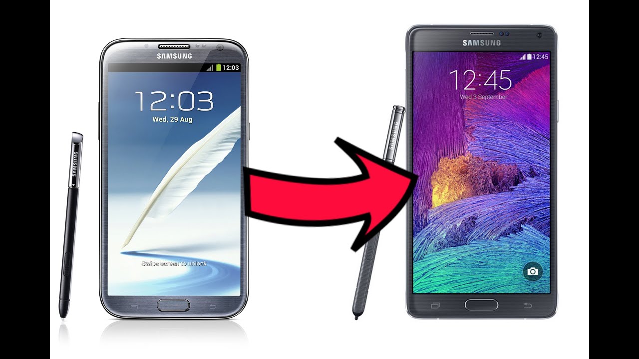 طريقة تحويل النوت 2 إلى النوت 4 | Note 2 to Note 4