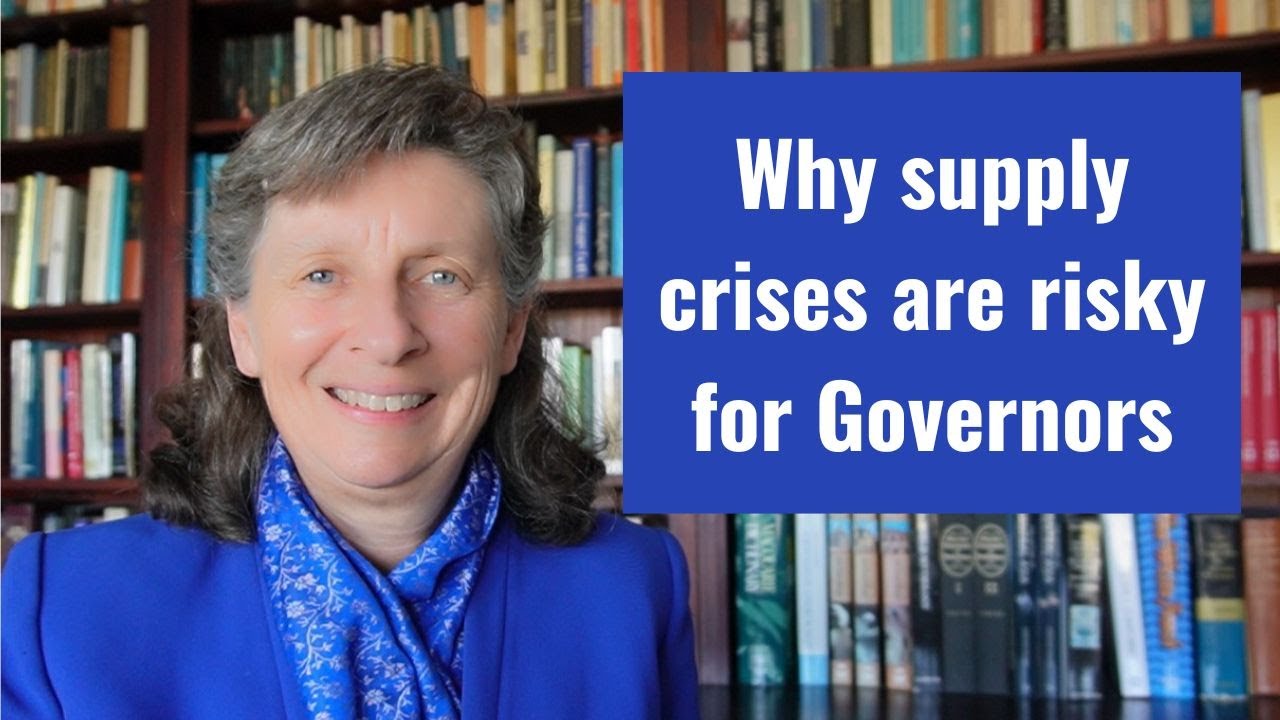 Why supply crises are risky for Governors