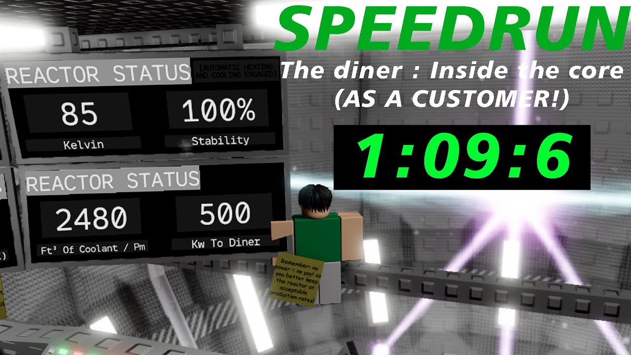 Roblox : The diner, Getting into the core WR