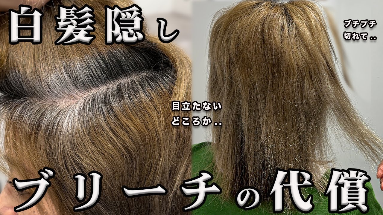 【絶望的状態】テロテロバサバサ..白髪が1番目立たない方法とは？くせ毛と大人の髪悩みを解決！