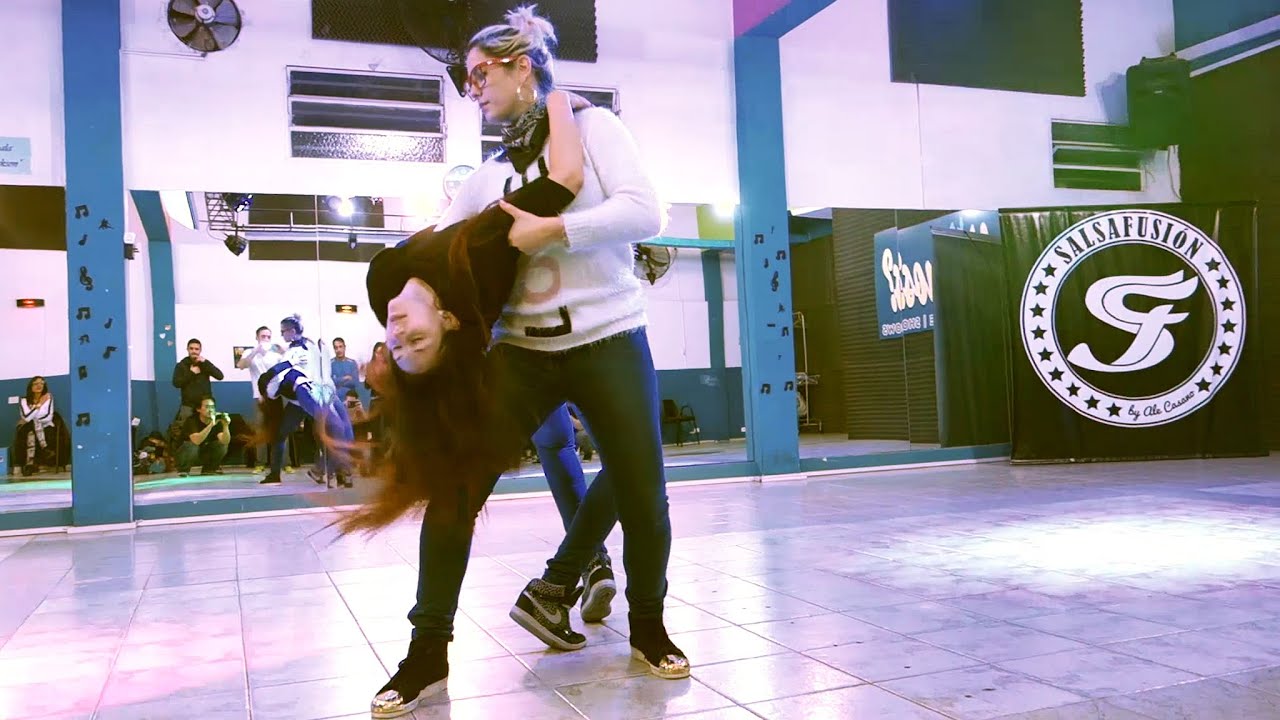 Stephanie Lucero and Barbara Gentile Bachata Class Demo Buenos Aires