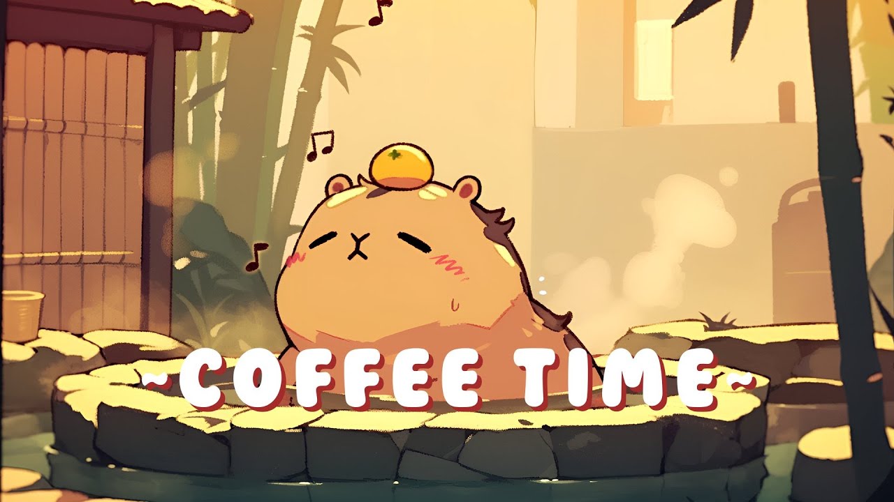 24/7 Capybara Lofi Beats - Ambient Study Beats Mix ~ Soothing Ambiance ~ 📚 🎵 | High Quality