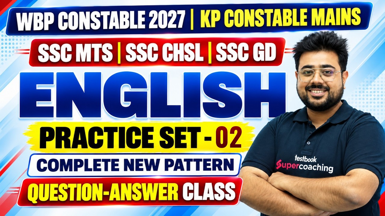 KP Mains English Class By Goutam Sir | WBP Constable English Classes | SSC MTS, CHSL English