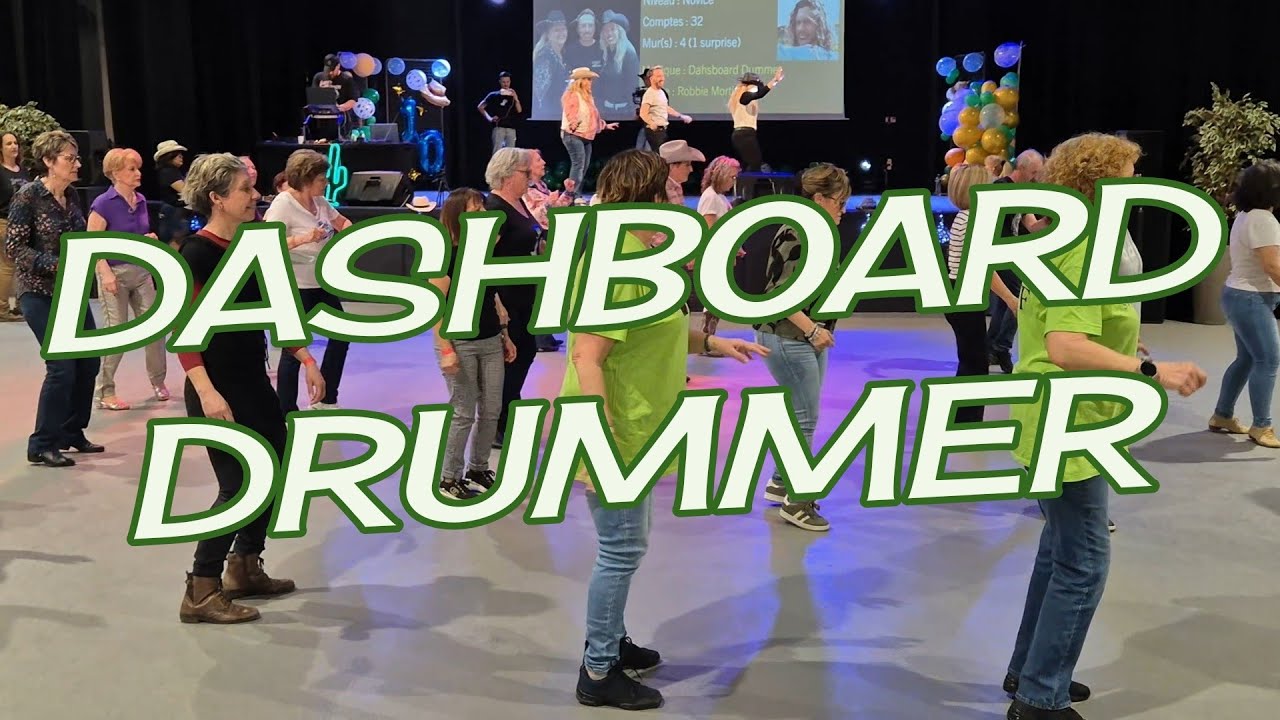 DASHBOARD DRUMMER Line dance de Chrytel DURAND, Séverine Fillion et Guillaume Richard 