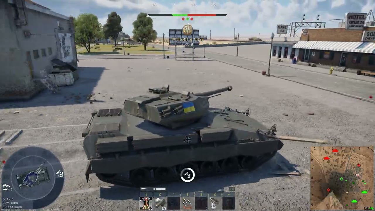 Venturing into higher tiers - Germany BR 8.0 with 9 kills, 3 assists, and 3 zones.