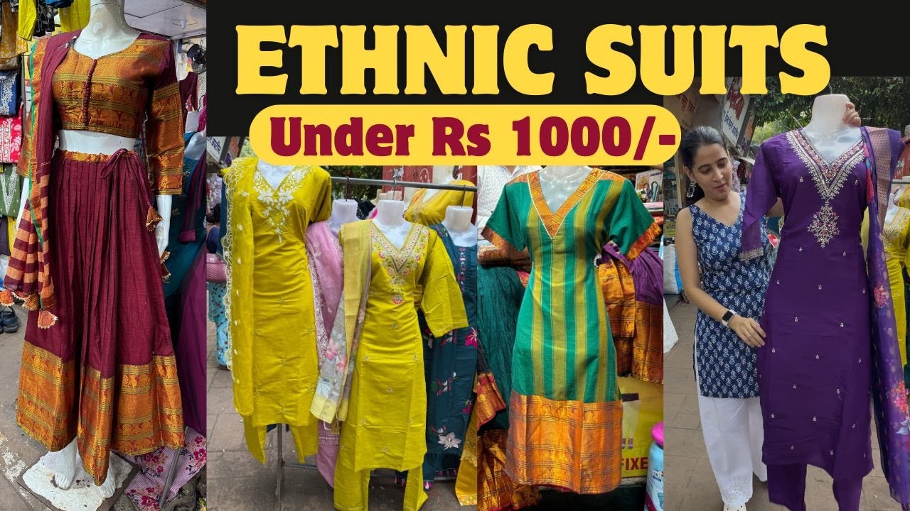 Festive Wear Dresses | Dadar Market | Ethnic Wear & South Indian Lehenga