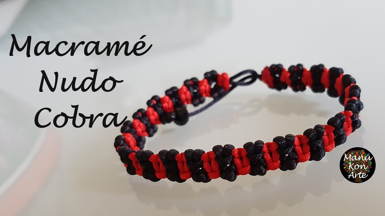 DIY Tutorial Macramé Nudo Cobra/Cobra Knot