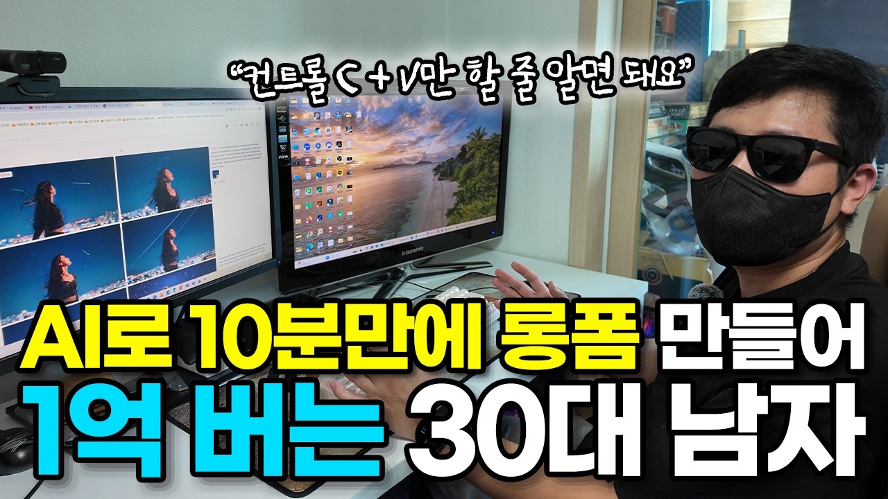 퇴근 후 AI로 K-POP 노래 만들어서 1억번 30대 남자 (유쾌한 케로로)