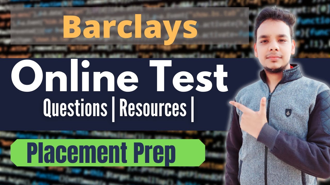 Barclays Online Assessment  Test |  Cognitive | Coding Questions | Interview