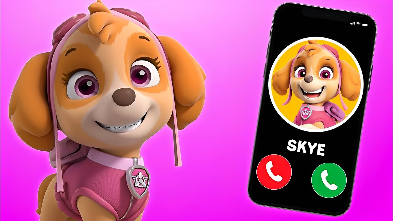 📞Llamada De SKYE💖(Paw Patrol)🐶 Quiere Ser Tu Amiga😍 & Quiere Jugar Contigo💖 VideoLlamada De Skye😍.