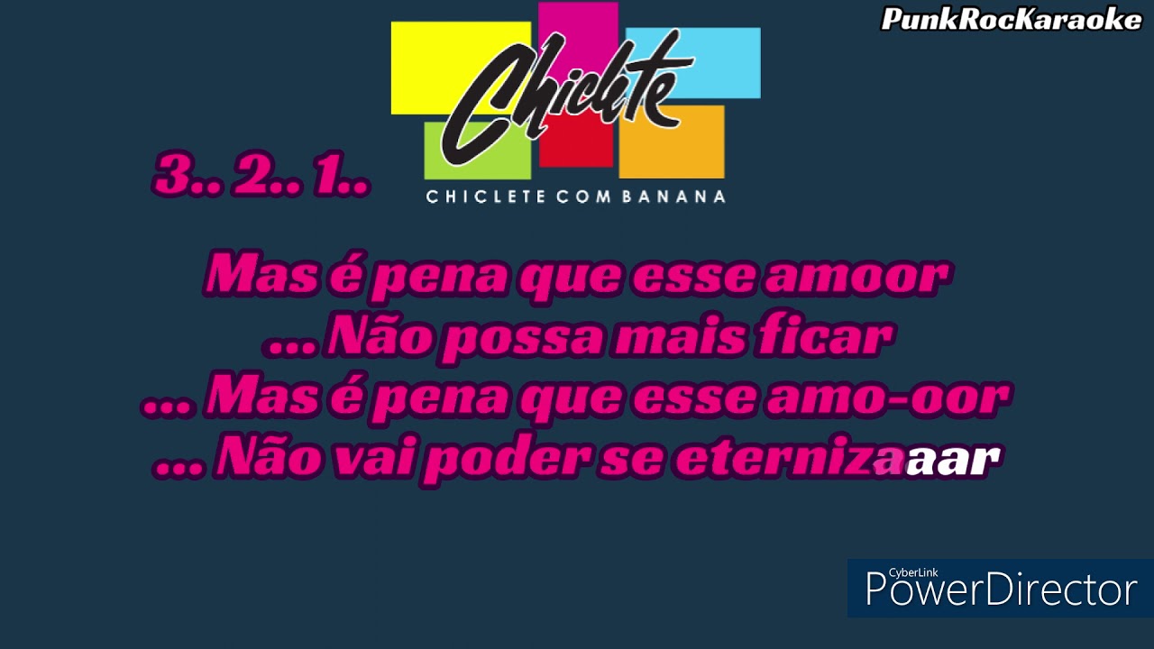 Chiclete com Banana - Diga Que Valeu (playback original)
