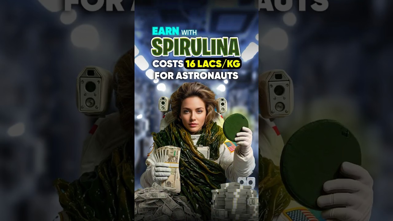 Unique Business Idea #15 | The Green Gold NASA Eats! Start Spirulina Farming in ₹60,000