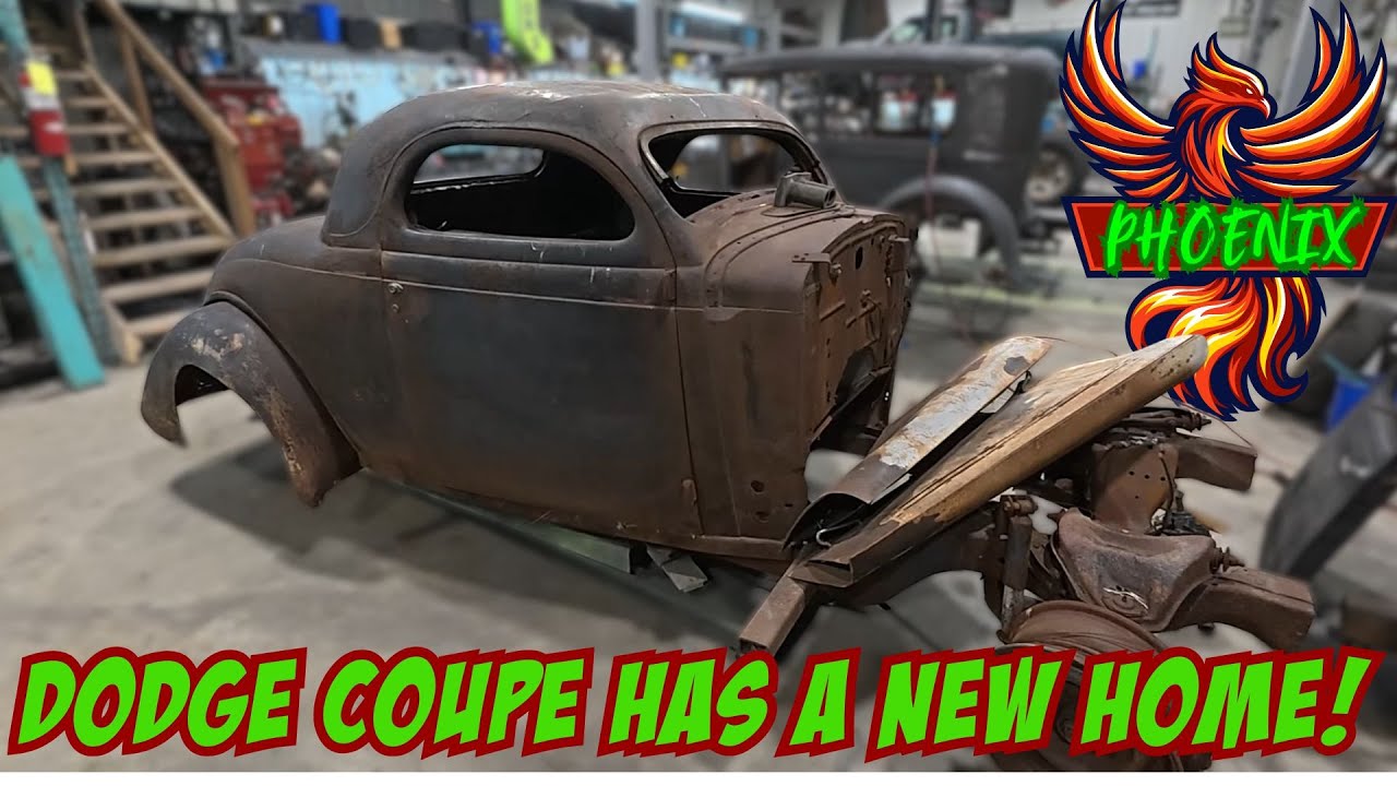 Pulling the 1935 Dodge Coupe 