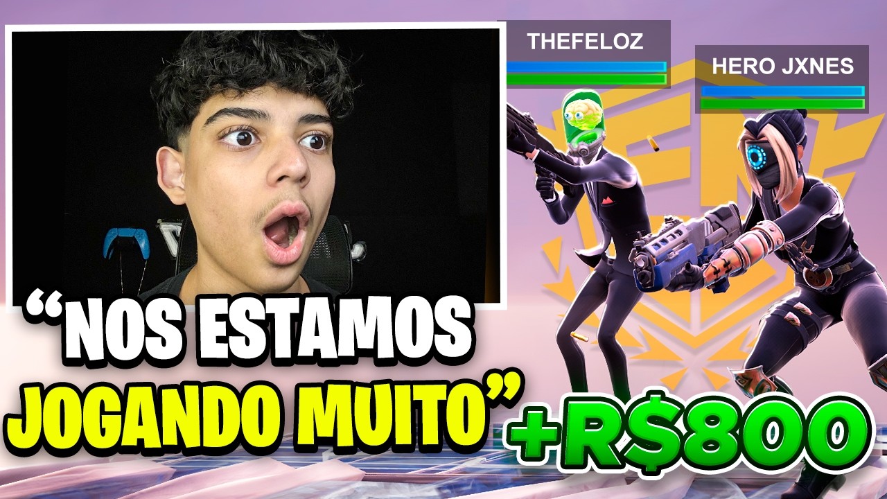 JXNES E THEFELOZ GANHARAM R$1.500 NA FINAL DA FNCS