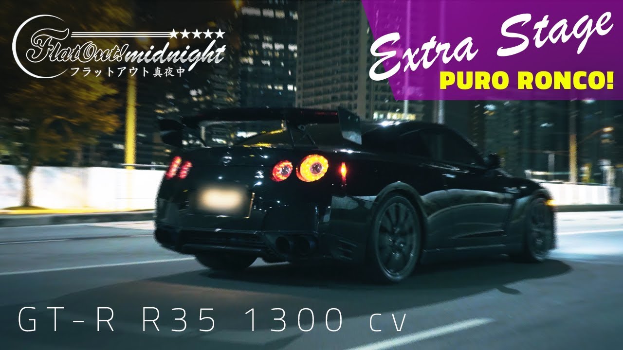[PURO RONCO] NISSAN GTR R35 1300 hp | FlatOut Midnight Extra Stage