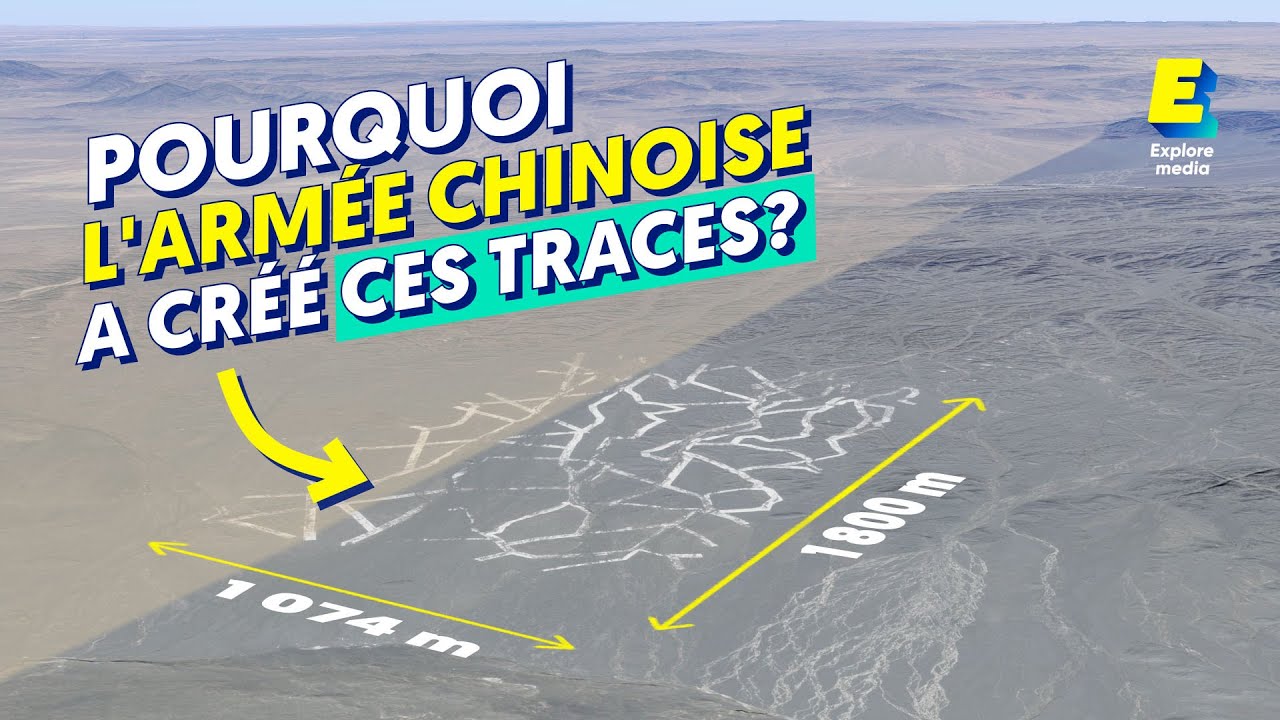 Pourquoi l'armée chinoise a créé ces traces ? 🤔 ATLAS
