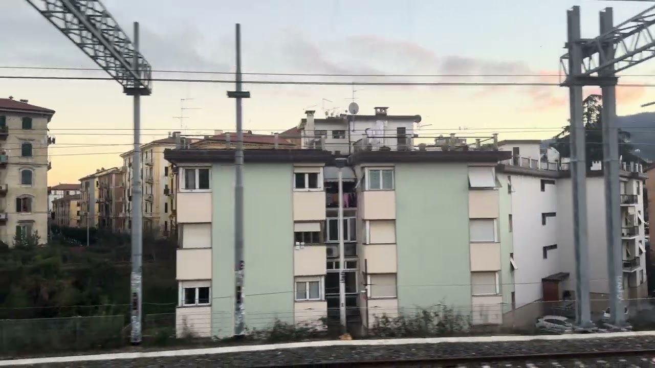 Trenitalia Rock Train Arriving At La Spezia Centrale