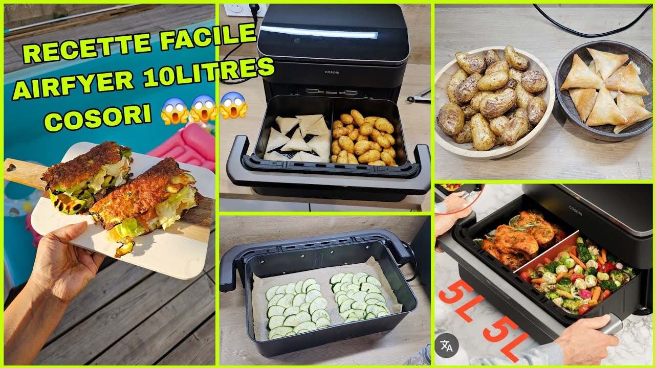 🔥RECETTES FACILE AU AIRFYER 10L COSORI #cosori #airfryerrecipes #airfryercosori10litres #airfryer