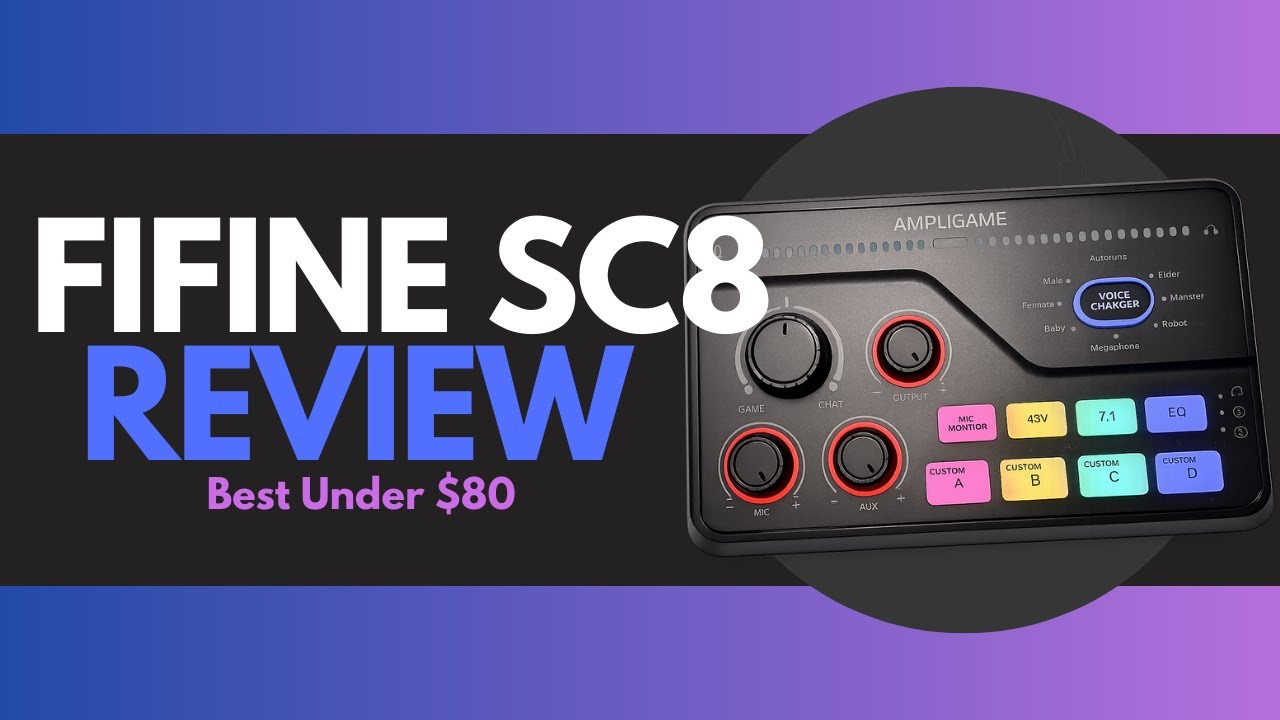 Обзор FIFINE SC8 | Лучший аудиоинтерфейс до 80 долларов?