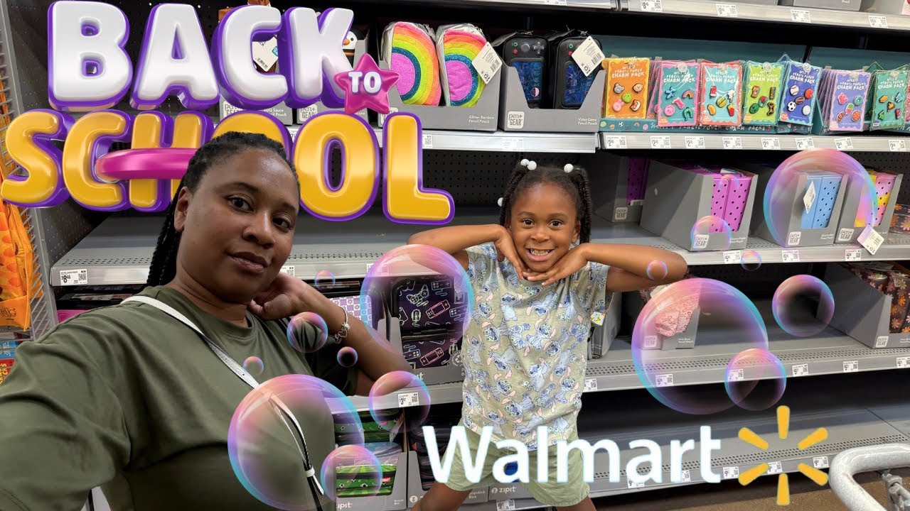 Back To School Supplies Shopping at Walmart 2025