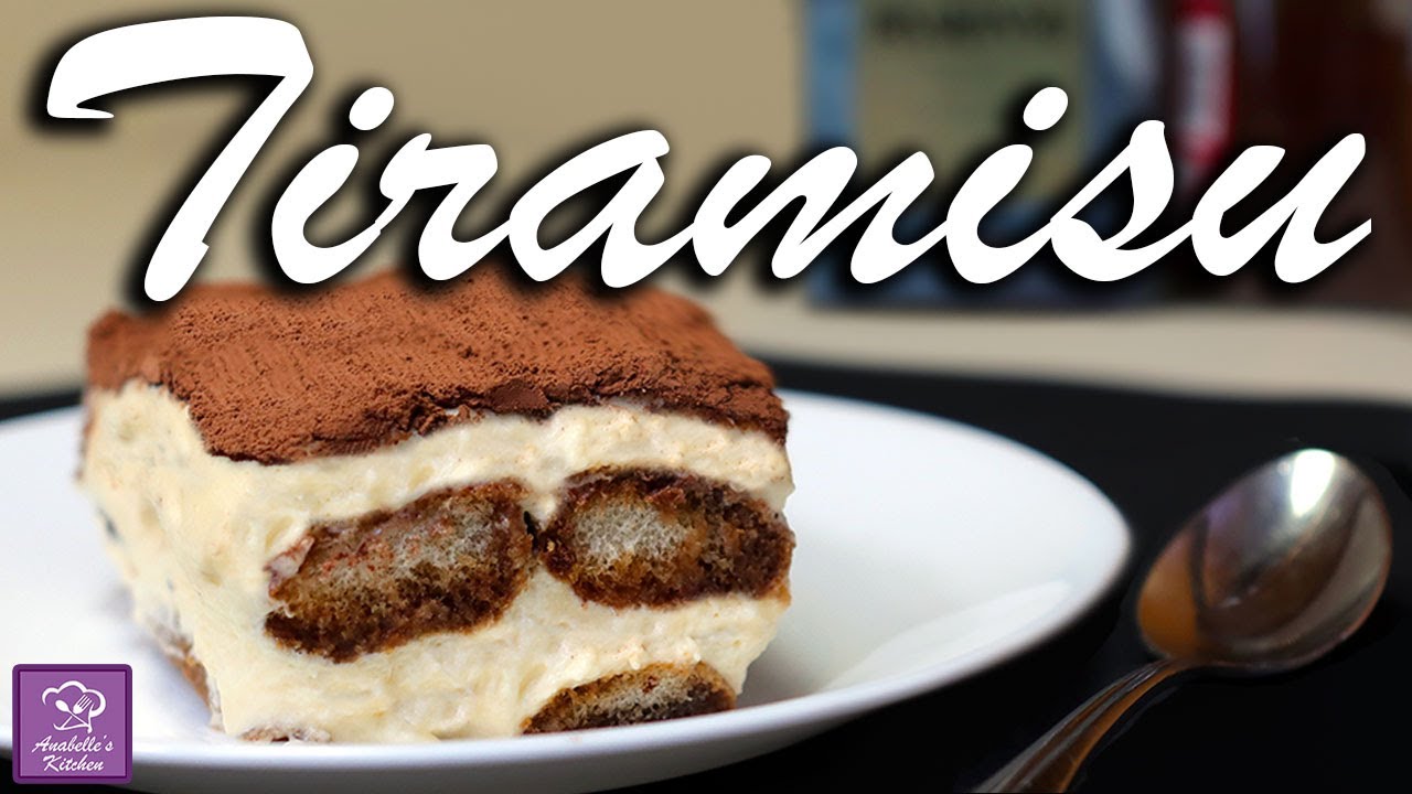 Tiramisu Clasico con Amaretto - Classic Tiramisu with Amaretto - Anabelle's Kitchen