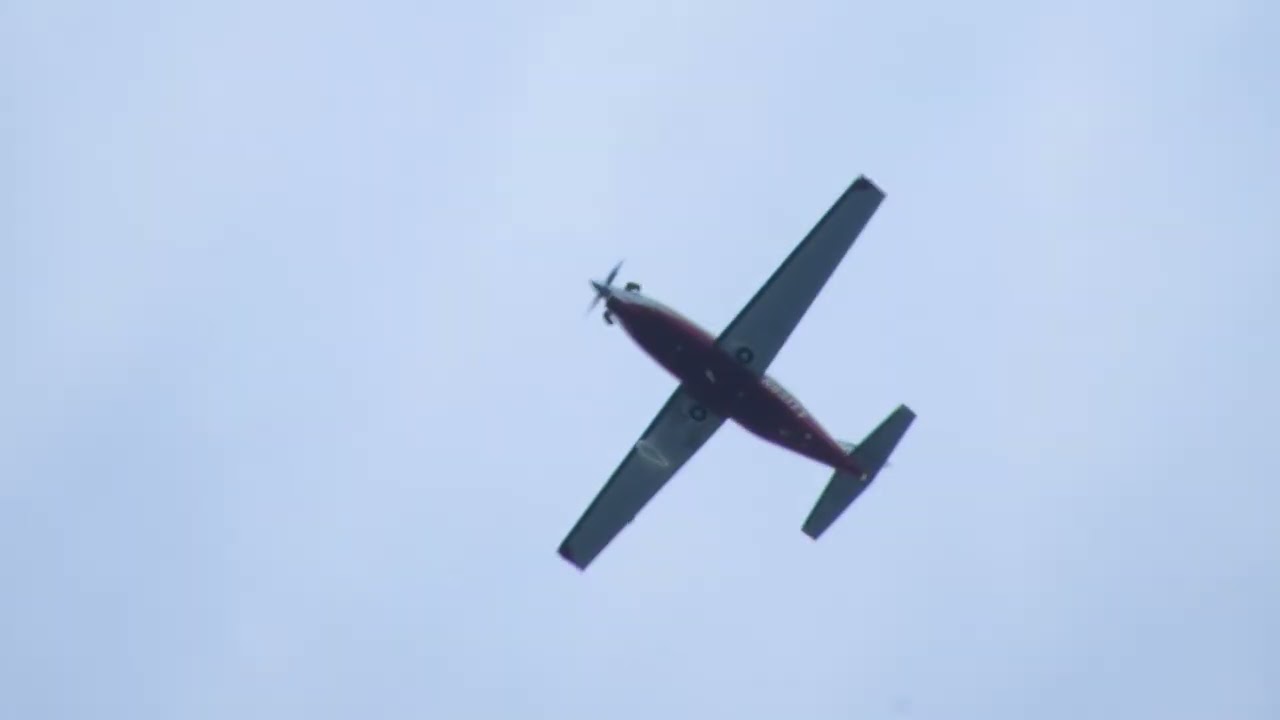 Piper Malibu Mirage Flying Over Lewiston