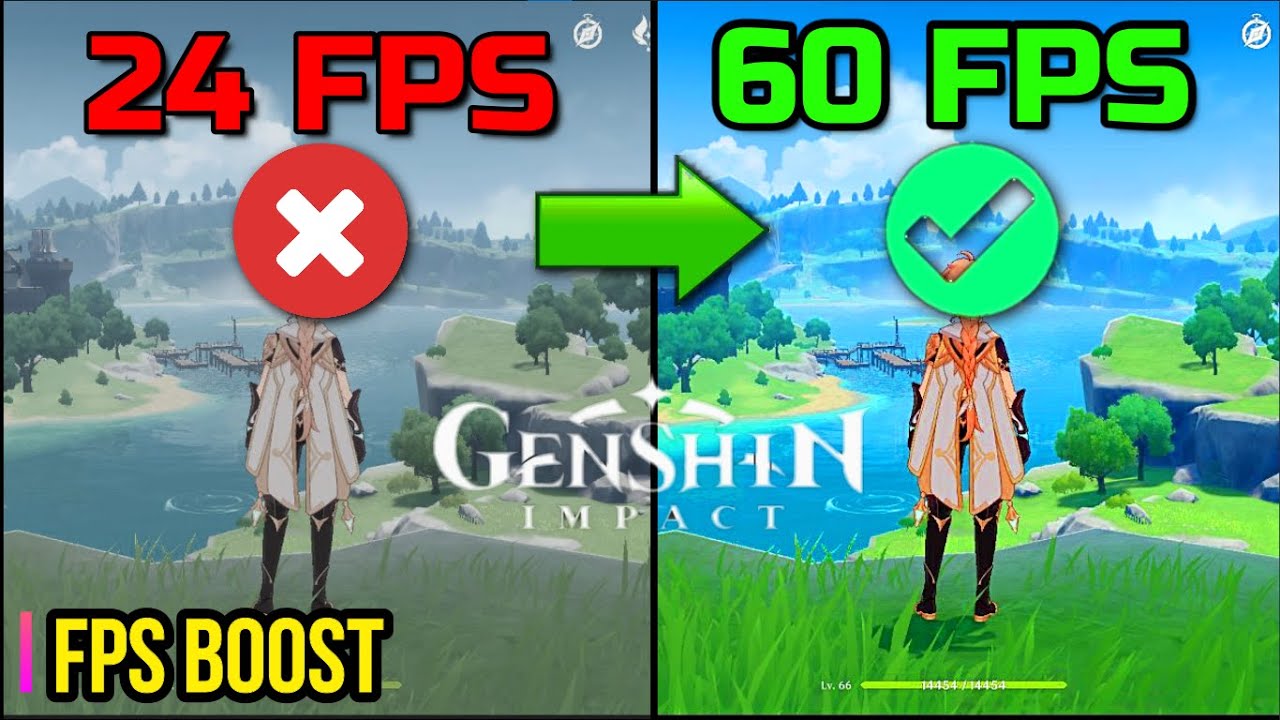HOW TO BOOST FPS IN GENSHIN IMPACT For Low End PC / Laptop