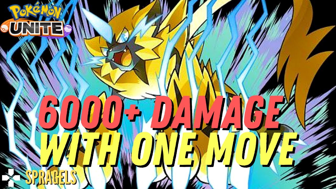 Zeraora Wild Charge W Attack Weight *Over 6k Damage With ONE MOVE!* - Pokémon Unite