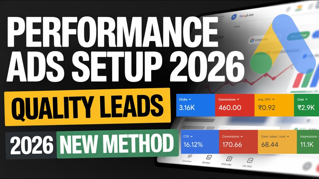 How to Setup Performance Max Campaign in 15 Minutes | 2026 | P Max Campaign 2026