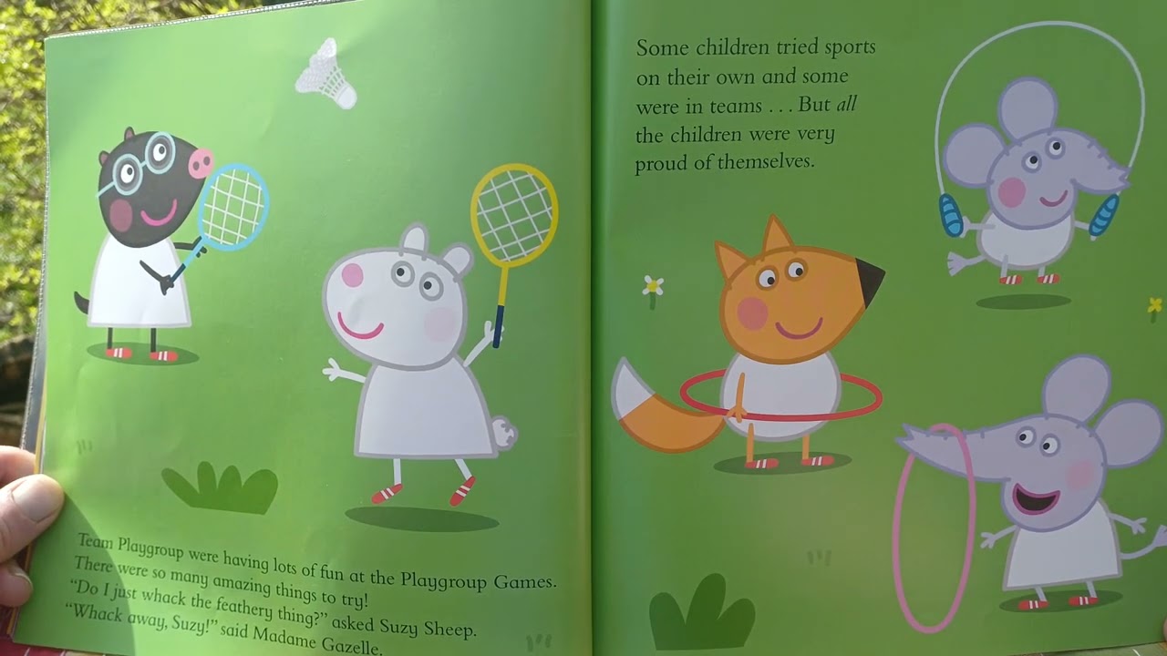 Peppas gold medal @StoriesReadAloudChannel @storytimeplaytime @earlyyearslearningisfun 
