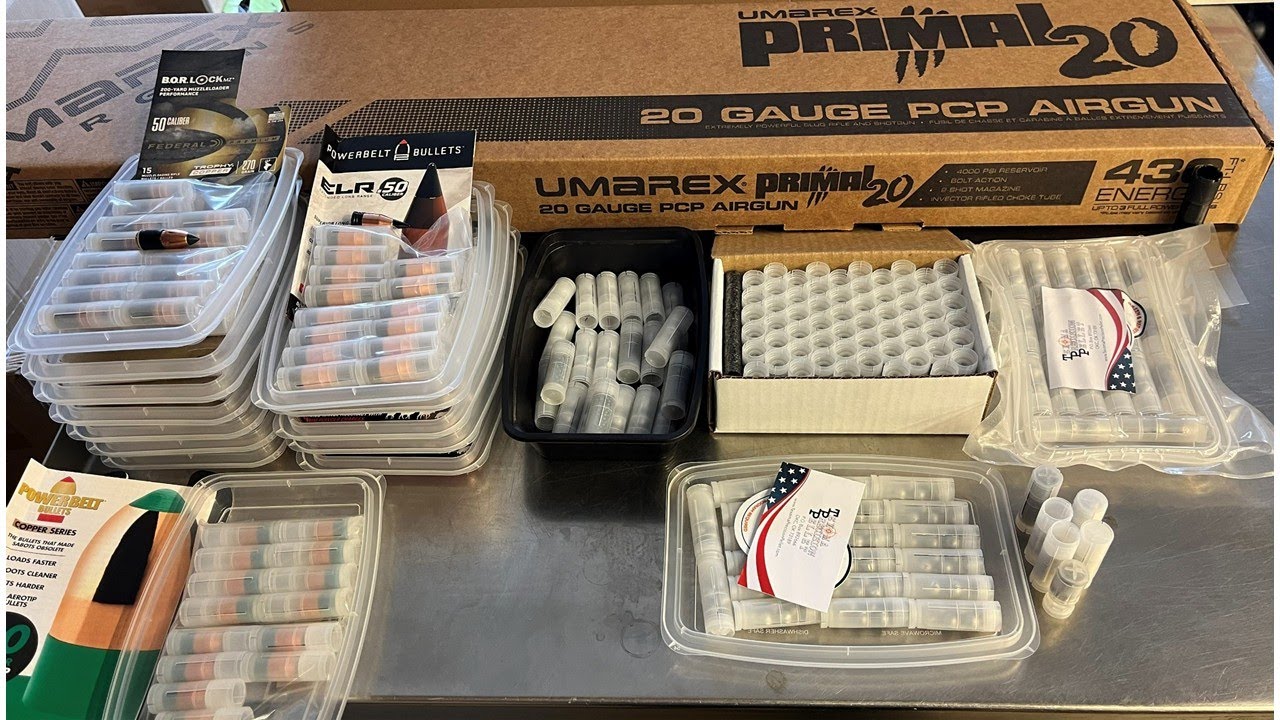 Второе видео о кастомных патронах Umarex Primal 20 от Texoma Precision Pellet (скоро) VID222