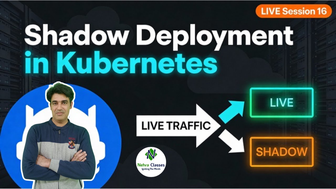 Session - 16 | Shadow Deployment in Kubernetes &mdash; Live Traffic Mirroring & Zero-Risk Testing