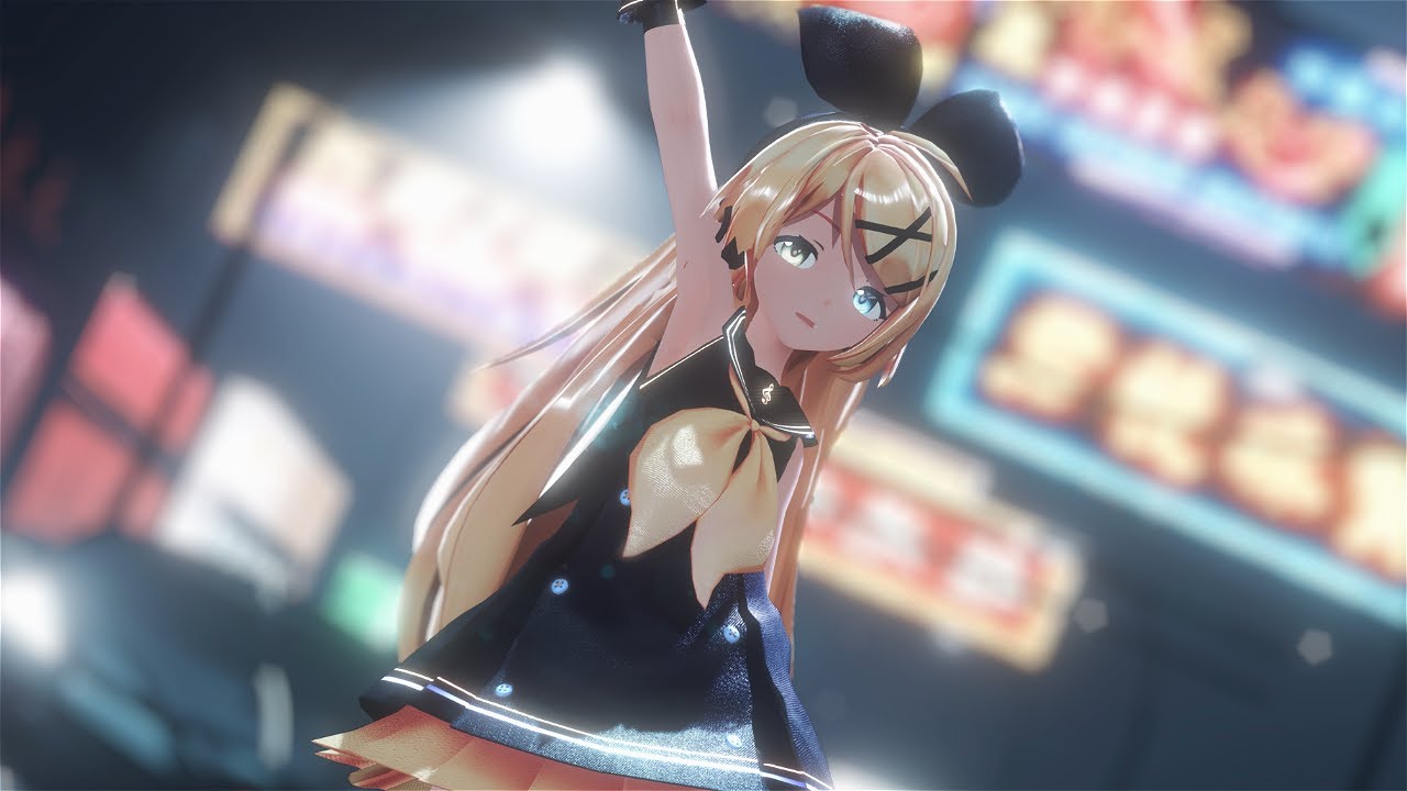 [MMD] Gimme×Gimme [Sour式鏡音リン Long Hair】