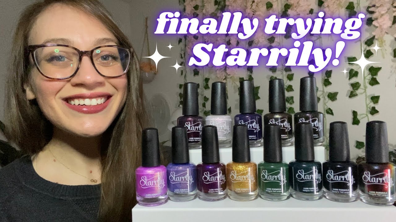 MASSIVE Starrily Swatch + Review with Comparisons! 🌟 Haunted Garden & Bestsellers 🤩