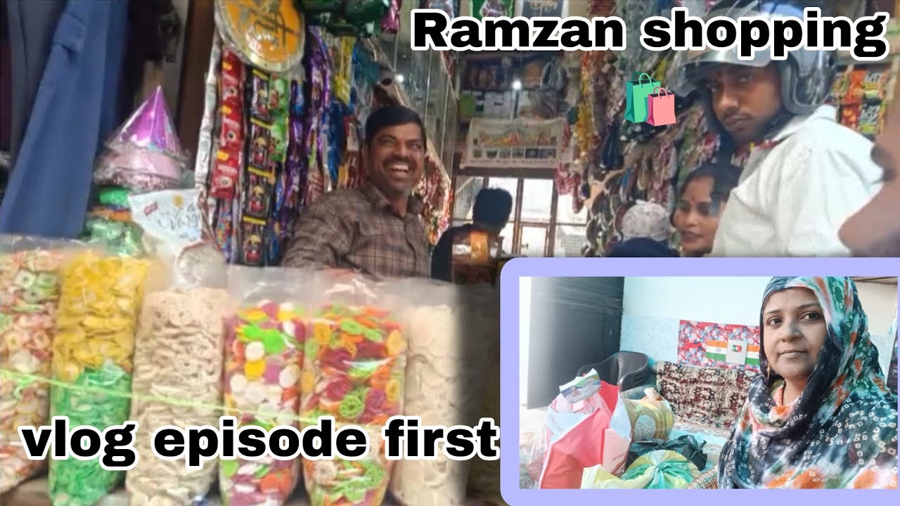 Ramzan shopping 🛍️🛍️ full vlog episode first 😊😊#ramzan#dailyvlog #viral #shopping #shorts 👈👈🤗🤗