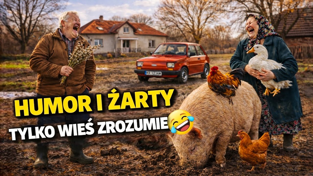 Humor na wsi 😅 Wiosna i Dzień Kobiet! Dziadek znowu rozbawił babcię